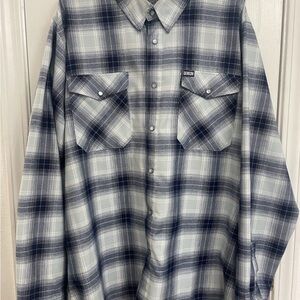 DIXXON Men's Flannel Plaid Shirt “Undertow”